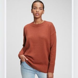 Gap Cotton Relaxed Tunic Sweater